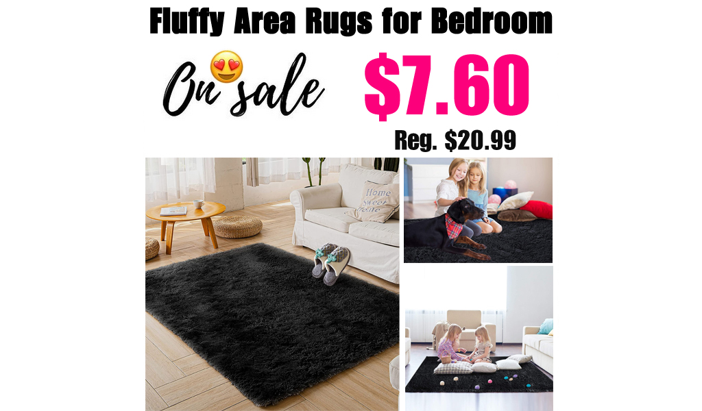 Fluffy Area Rugs for Bedroom Only $7.60 Shipped on Amazon (Regularly $20.99)