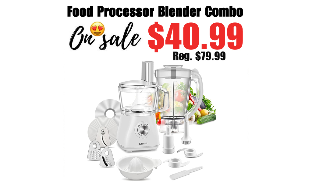 Food Processor Blender Combo Only $40.99 Shipped on Amazon (Regularly $79.99)