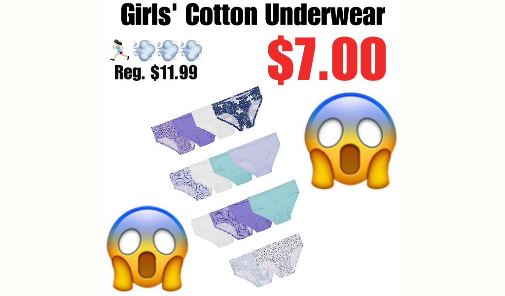 Girls' Cotton Underwear Only $7.00 Shipped on Amazon (Regularly $11.99)