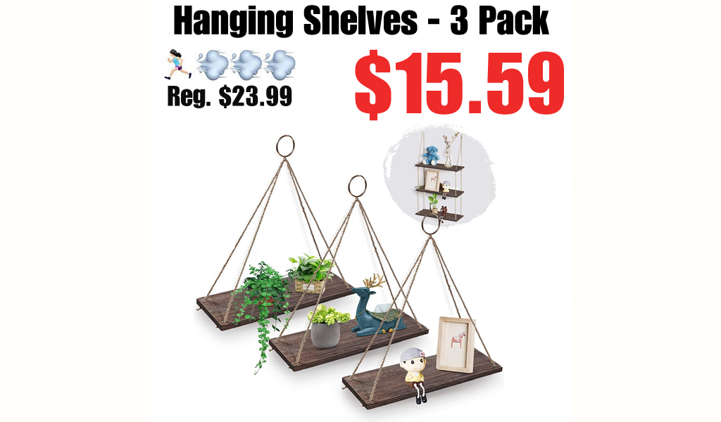 Hanging Shelves - 3 Pack Only $15.59 Shipped on Amazon (Regularly $23.99)