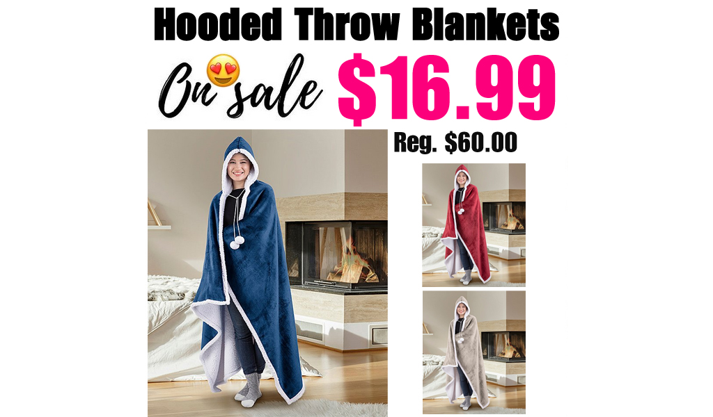 Hooded Throw Blankets from $10.99 on Zulily (Regularly $45)