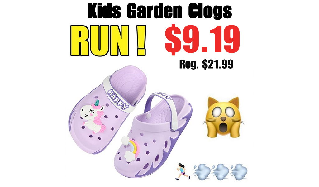 Kids Garden Clogs Only $9.19 Shipped on Amazon (Regularly $21.99)