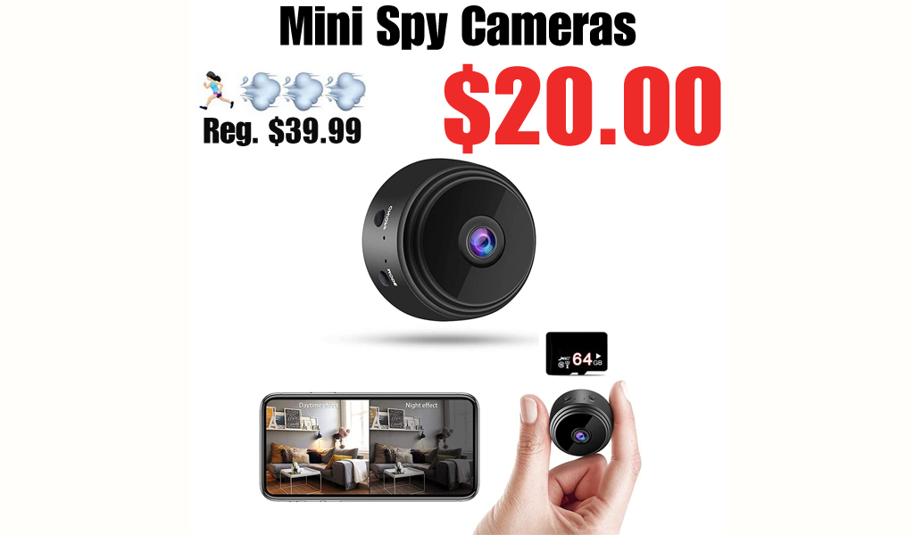 Mini Spy Cameras Only $20 Shipped on Amazon (Regularly $39.99)