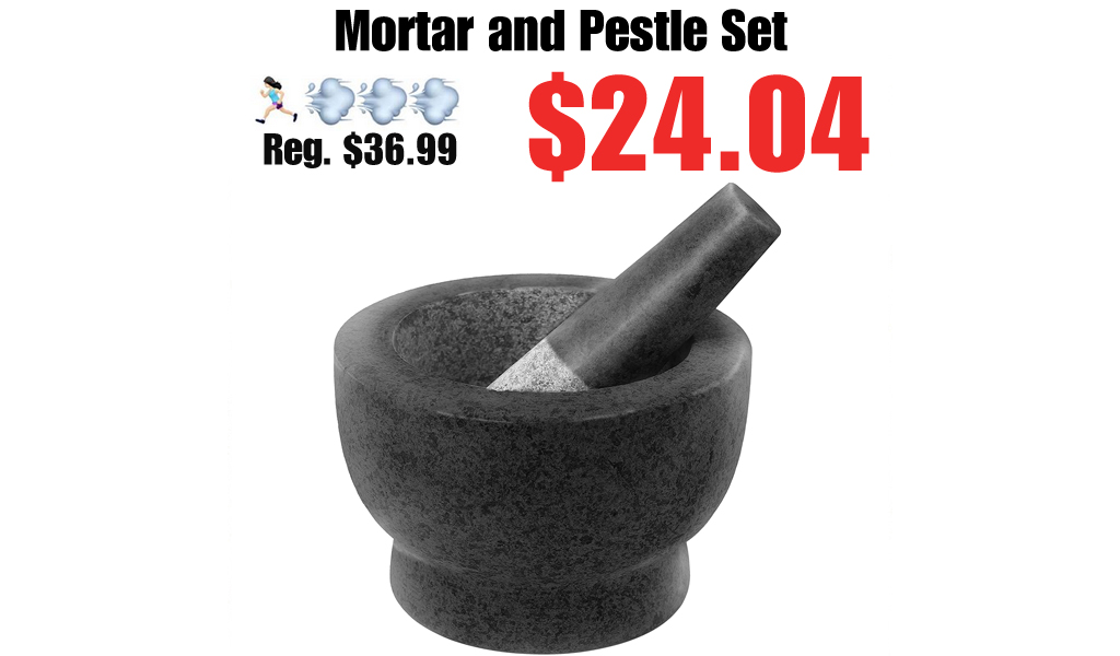 Mortar and Pestle Set Only $24.04 Shipped on Amazon (Regularly $36.99)