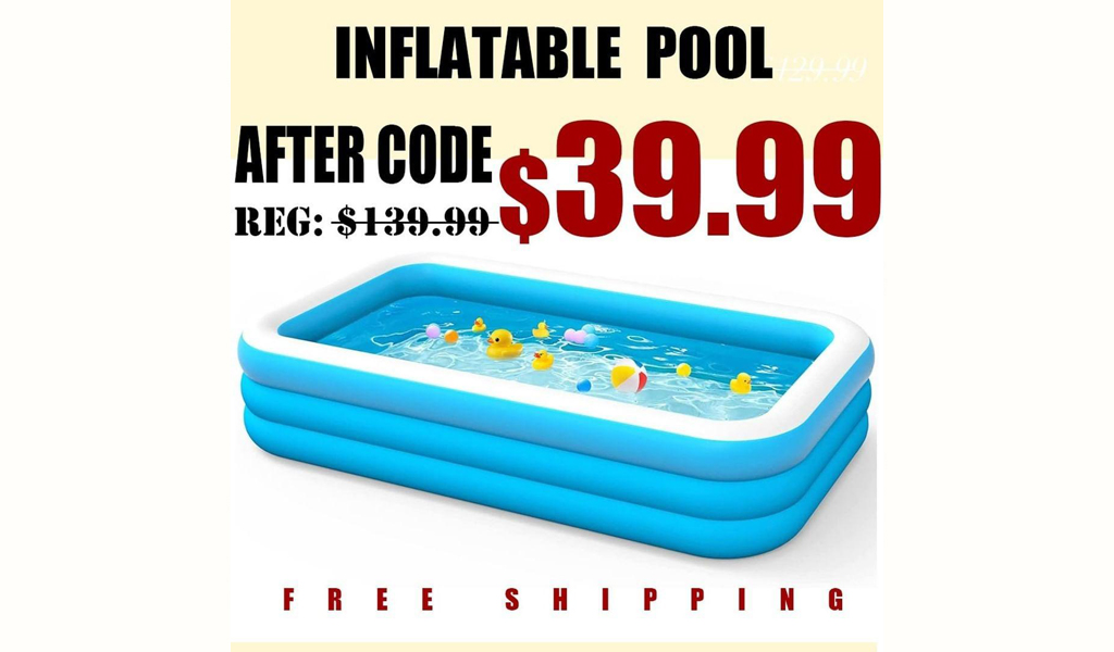NEW IN--THICKENED ABRASION RESISTANT FULL-SIZED SWIMMING POOL