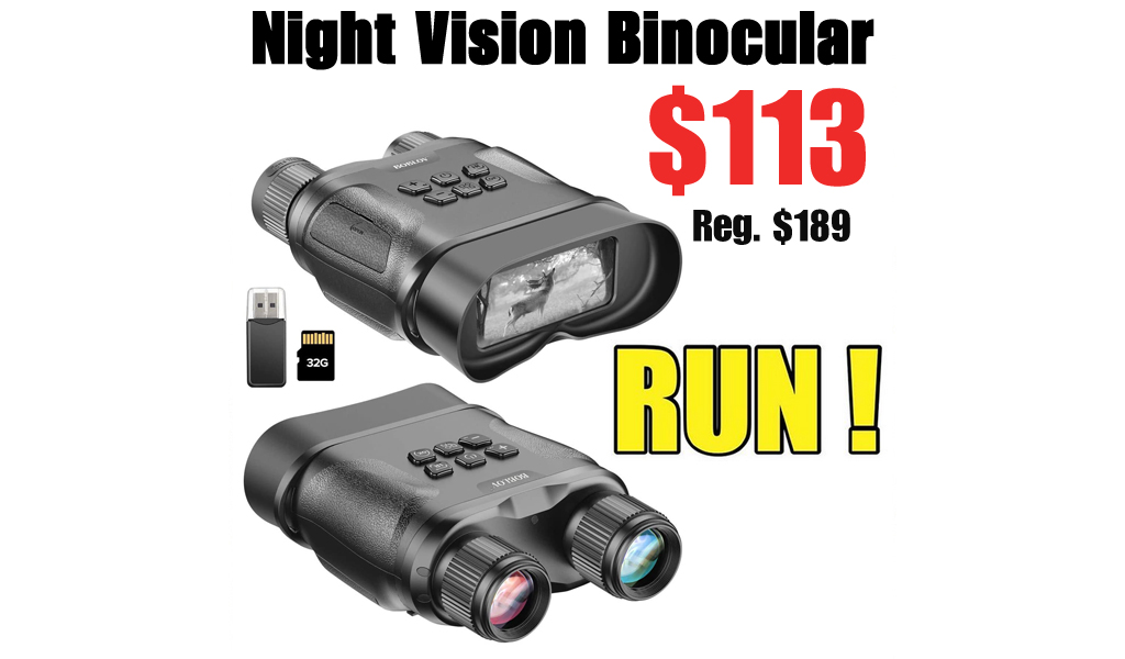 Night Vision Binocular Only $113 Shipped on Amazon (Regularly $189)