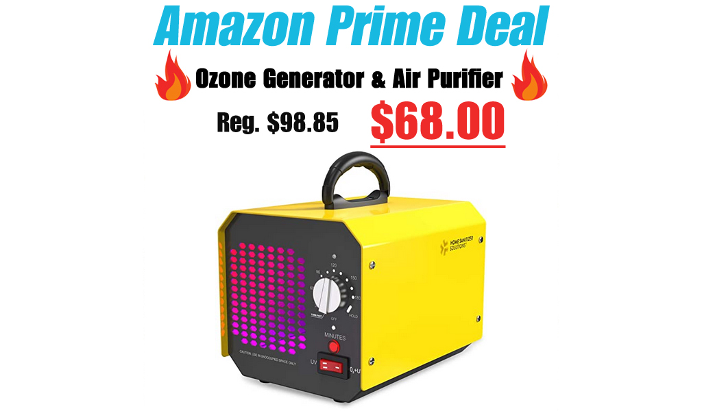 Ozone Generator & Air Purifier Only $68 Shipped for Amazon Prime Members (Regularly $98.85)