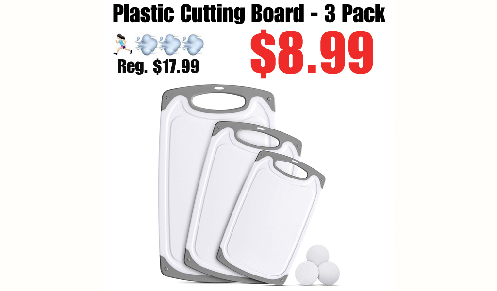 Plastic Cutting Board - 3 Pack Only $8.99 Shipped on Amazon (Regularly $17.99)