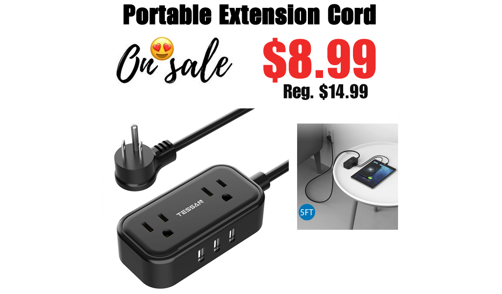 Portable Extension Cord Only $8.99 Shipped on Amazon (Regularly $14.99)