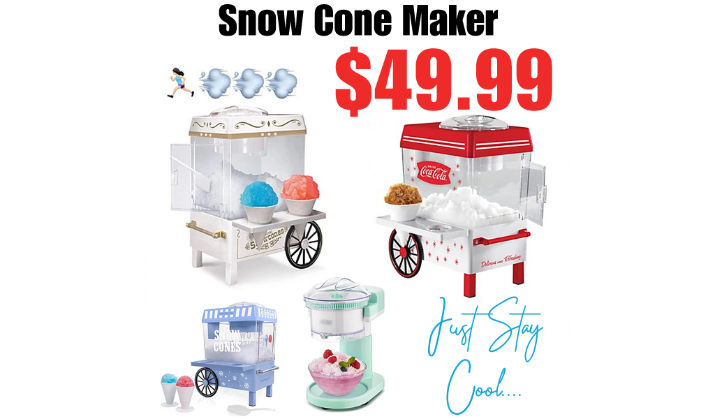 Snow Cone Maker Only $49.99 on Macys