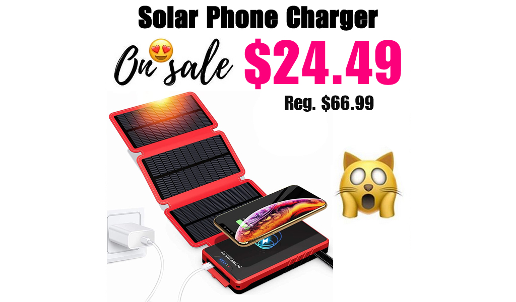 Solar Phone Charger Only $24.49 Shipped on Amazon (Regularly $66.99)