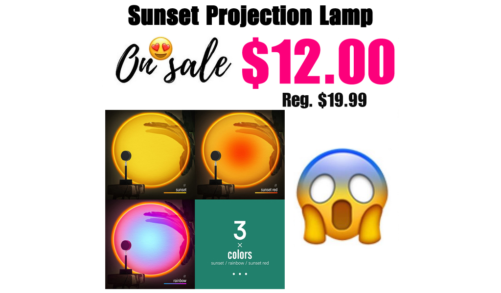 Sunset Projection Lamp Only $12 Shipped on Amazon (Regularly $19.99)