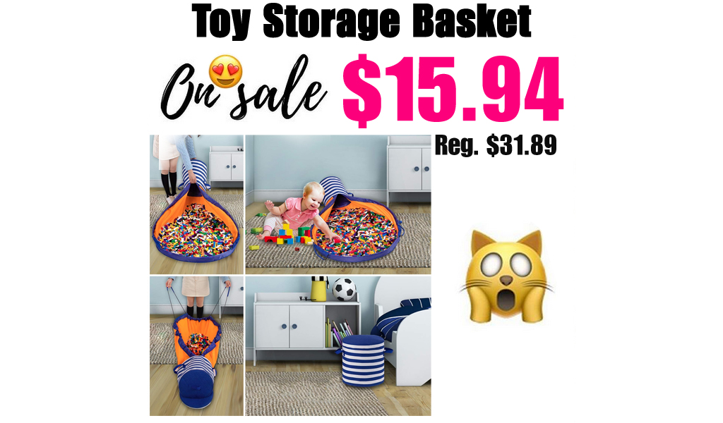 Toy Storage Basket Only $15.94 Shipped on Amazon (Regularly $31.89)