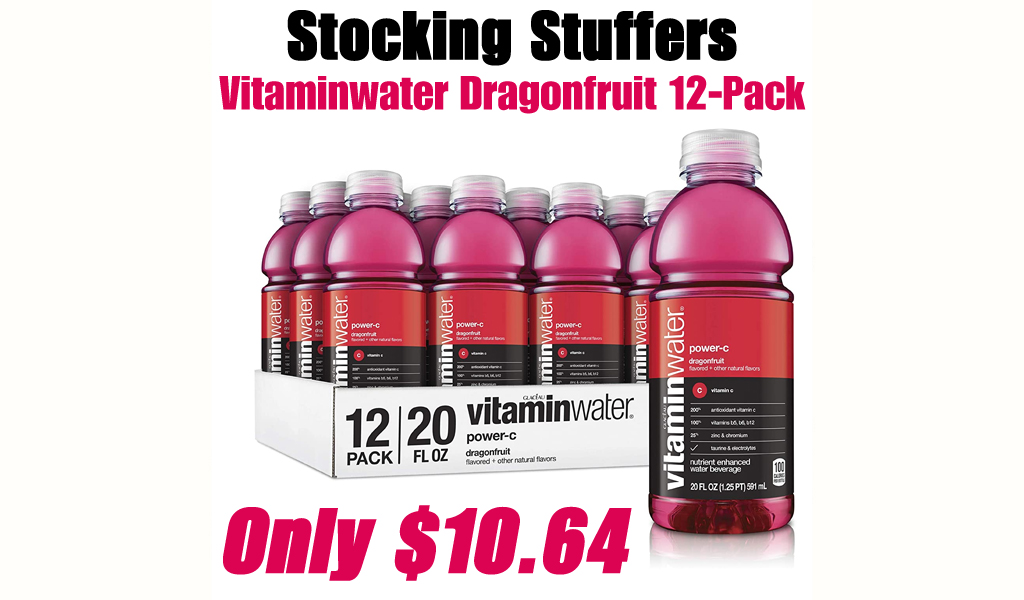 Vitaminwater Dragonfruit 12-Pack Only $10.64 Shipped on Amazon