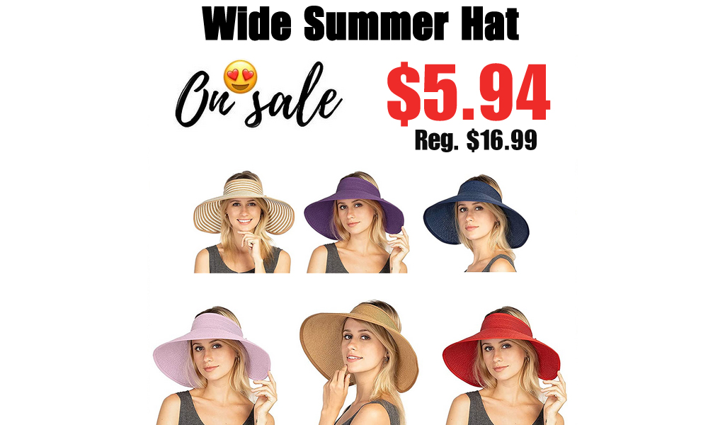Wide Summer Hat Only $5.94 Shipped on Amazon (Regularly $16.99)