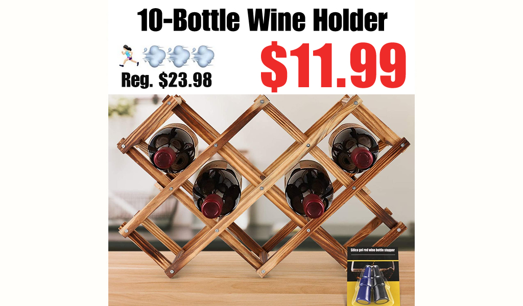 10-Bottle Wine Holder Only $11.99 Shipped on Amazon (Regularly $23.98)