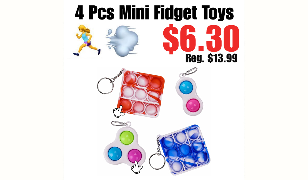 4 Pcs Mini Fidget Toys Only $6.30 Shipped on Amazon (Regularly $13.99)