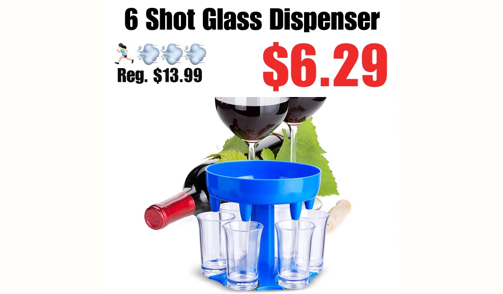 6 Shot Glass Dispenser Only $6.29 Shipped on Amazon (Regularly $13.99)