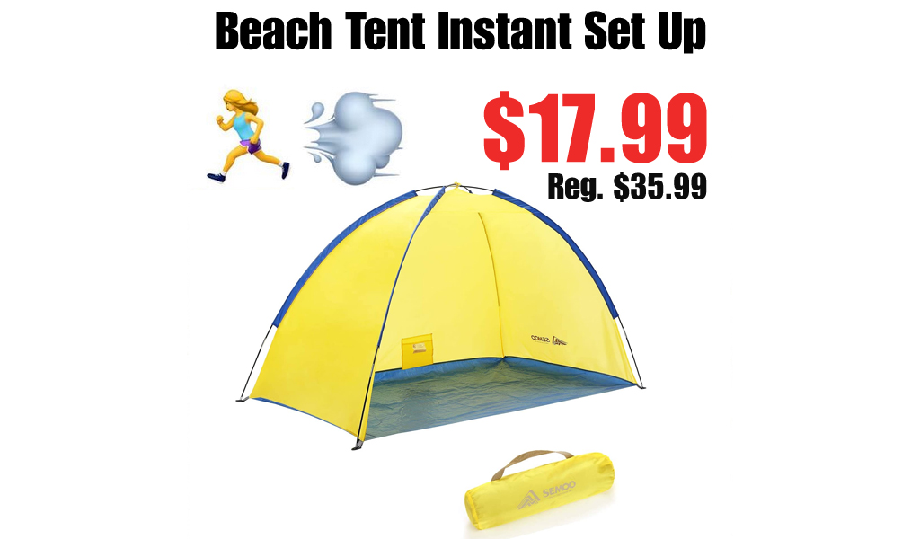 Beach Tent Instant Set Up Only $17.99 Shipped on Amazon (Regularly $35.99)