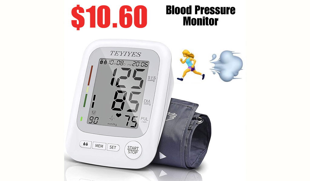 Blood Pressure Monitor Only $10.60 Shipped on Amazon (Regularly $26.49)
