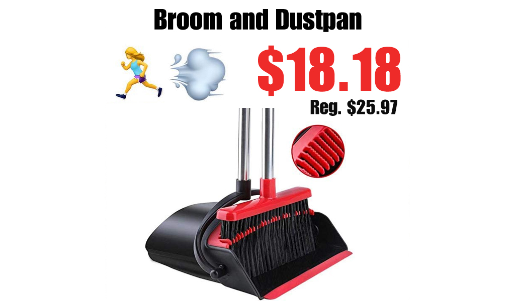 Broom and Dustpan Only $18.18 Shipped on Amazon (Regularly $25.97)