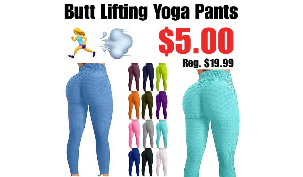 Butt Lifting Yoga Pants Only $5.00 Shipped on Amazon (Regularly $19.99)
