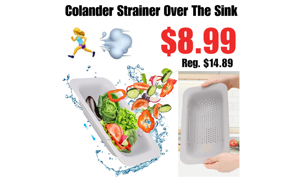 Colander Strainer Over The Sink $8.99 Shipped on Amazon (Regularly $14.89)