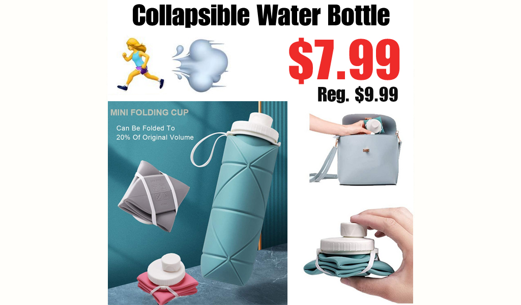 Collapsible Water Bottle Only $7.99 Shipped on Amazon (Regularly $9.99)