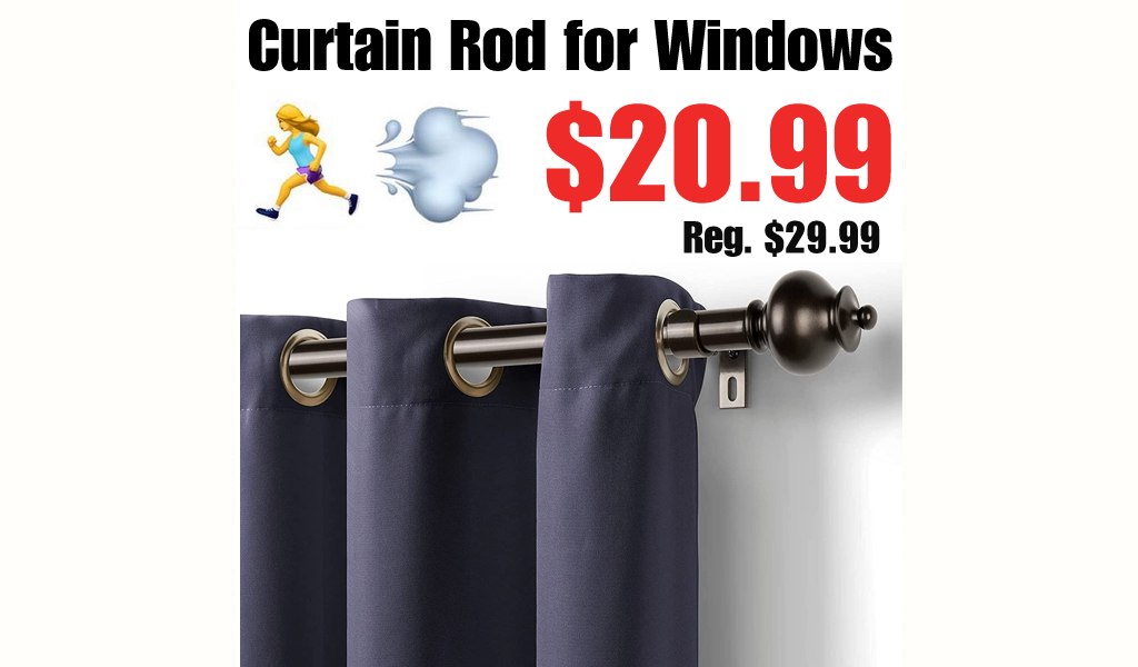 Curtain Rod for Windows Only $20.99 Shipped on Amazon (Regularly $29.99)