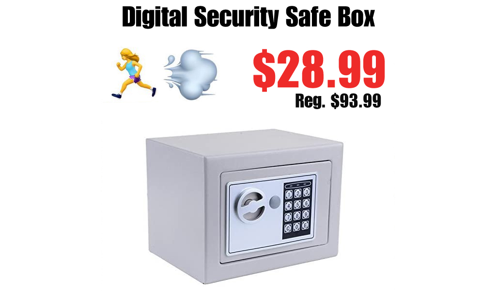Digital Security Safe Box Only $28.99 Shipped on Amazon (Regularly $93.99)