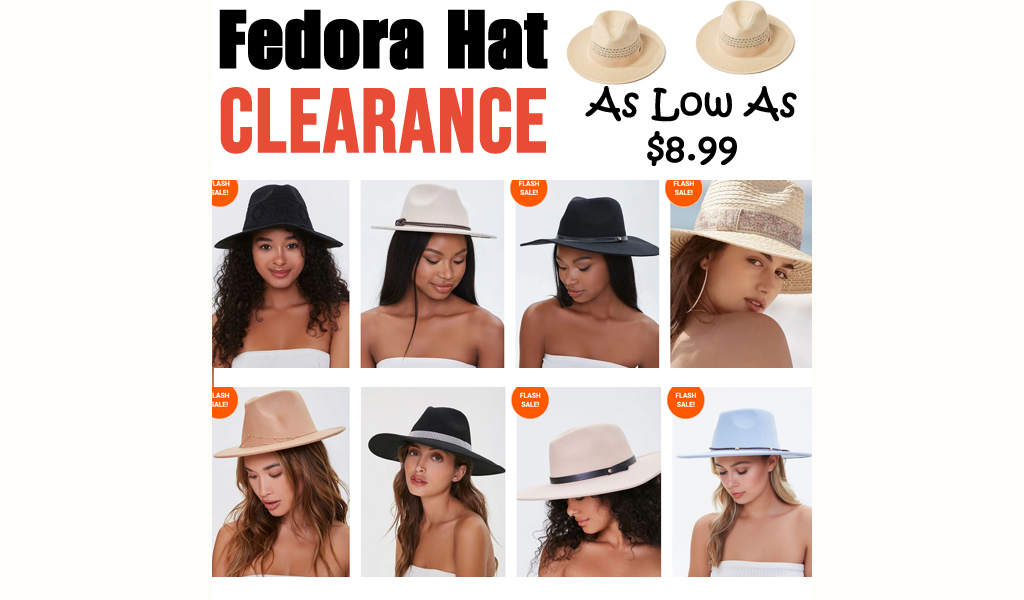 Fedora Hat - As low as $8.99