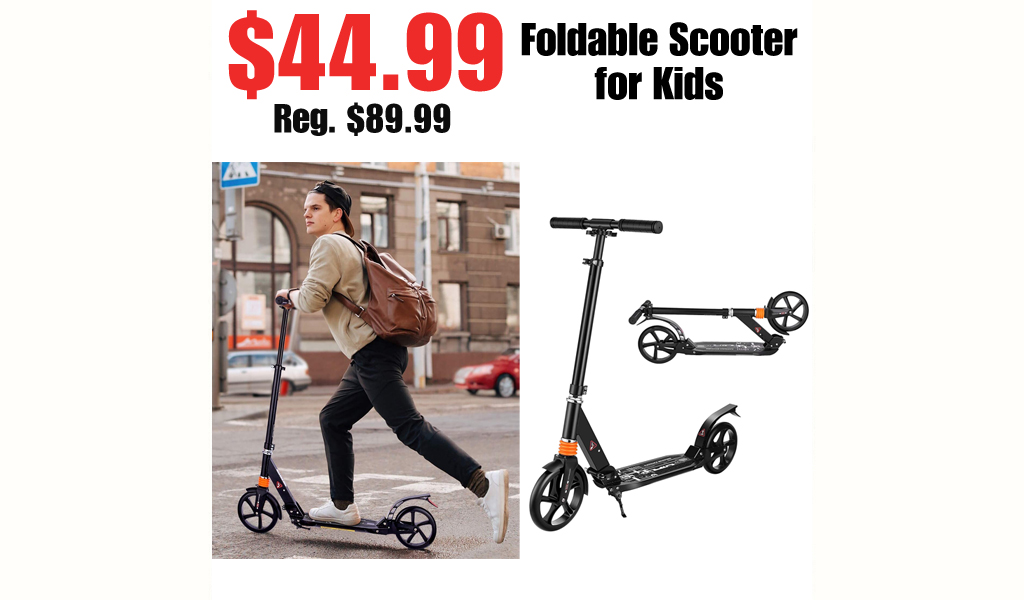 Foldable Scooter for Kids Only $44.99 Shipped on Amazon (Regularly $89.99)