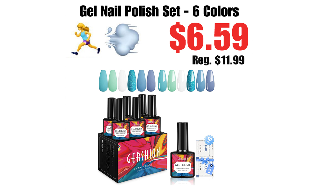 Gel Nail Polish Set Only $6.59 Shipped on Amazon (Regularly $11.99)