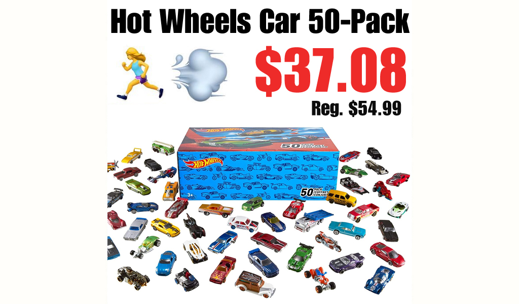 Hot Wheels Basic Car 50-Pack Only $37.08 Shipped on Amazon (Regularly $54.99)