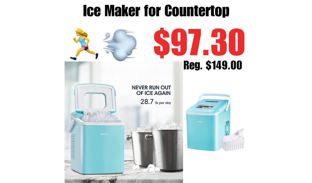 Ice Maker for Countertop Only $97.30 Shipped on Amazon (Regularly $149.00)