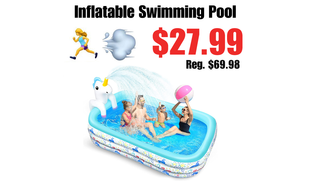 Inflatable Swimming Pool Only $27.99 Shipped on Amazon (Regularly $69.98)