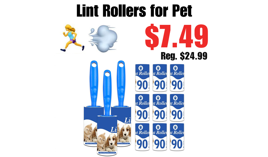 Lint Rollers for Pet Only $7.49 on Amazon (Regularly $24.99)