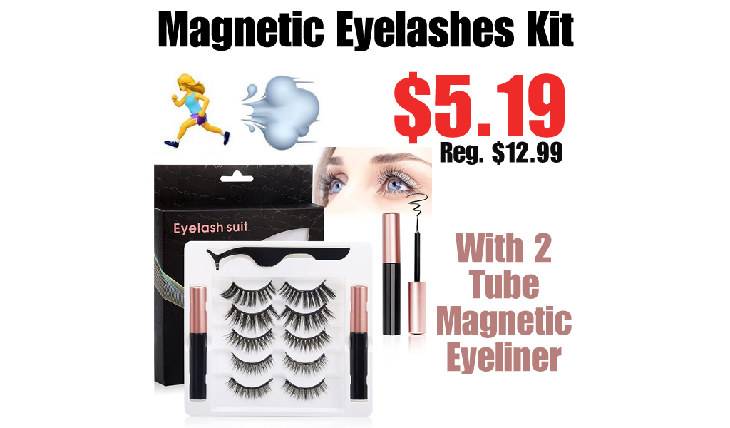 Magnetic Eyelashes Kit $5.19 Shipped on Amazon (Regularly $12.99)