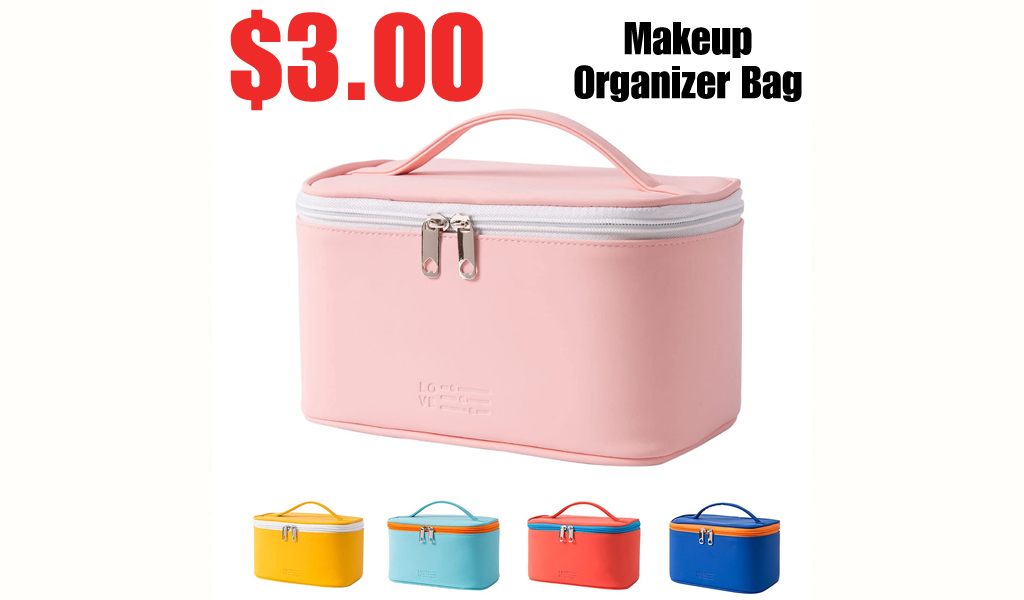 Makeup Organizer Bag Only $3.00 Shipped on Amazon (Regularly $6.99)