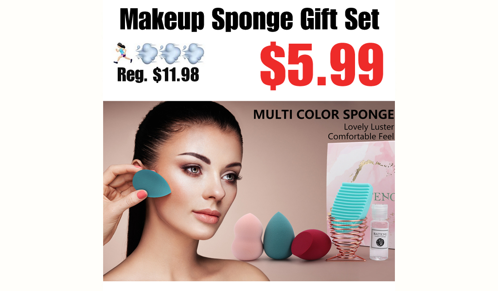 Makeup Sponge Gift Set Only $5.99 Shipped on Amazon (Regularly $11.98)