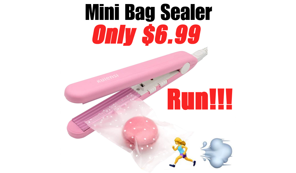 Mini Bag Sealer Only $6.99 on Amazon (Regularly $13.99)