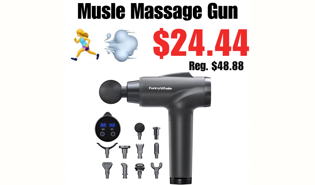 Musle Massage Gun Only $24.44 Shipped on Amazon (Regularly $48.88)