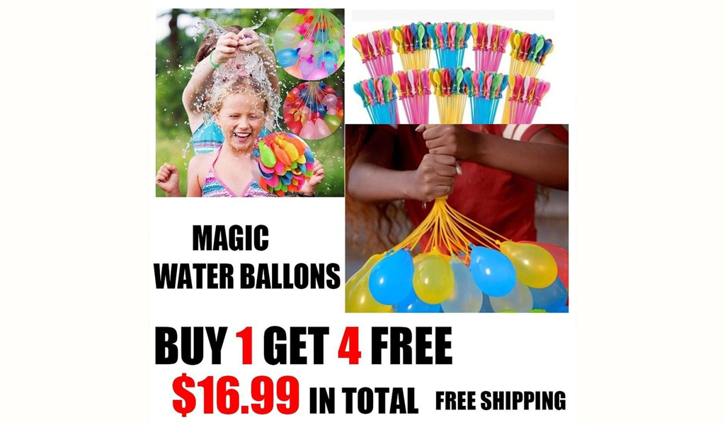 NEW IN-MAGIC WATER BALLOONS