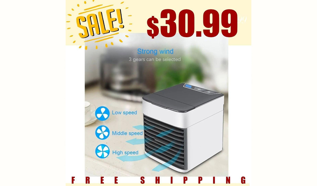 NEW IN--PORTABLE MINI AIR CONDITIONER AIR COOLER