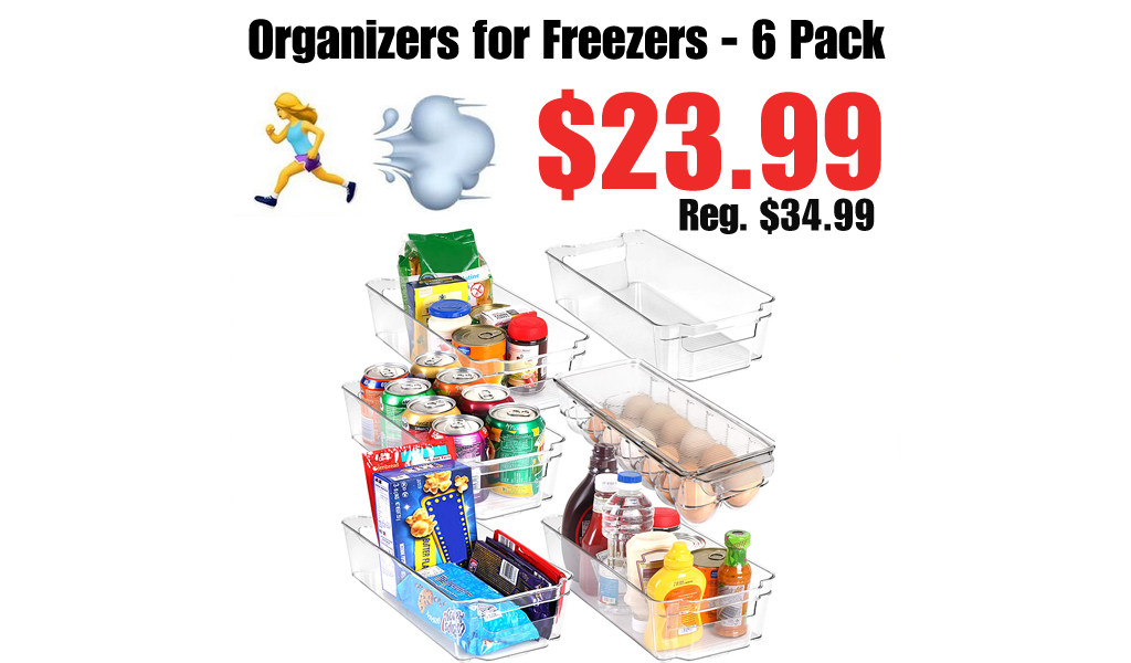 Organizers for Freezers - 6 Pack Only $23.99 on Amazon (Regularly $34.99)