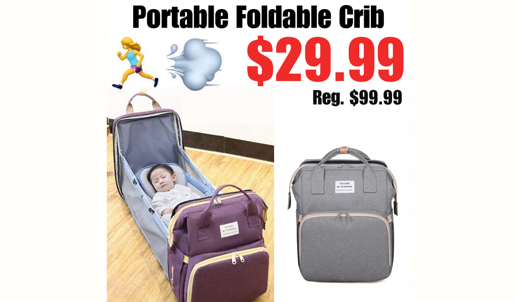 Portable Foldable Crib Only $29.99 Shipped on Amazon (Regularly $99.99)