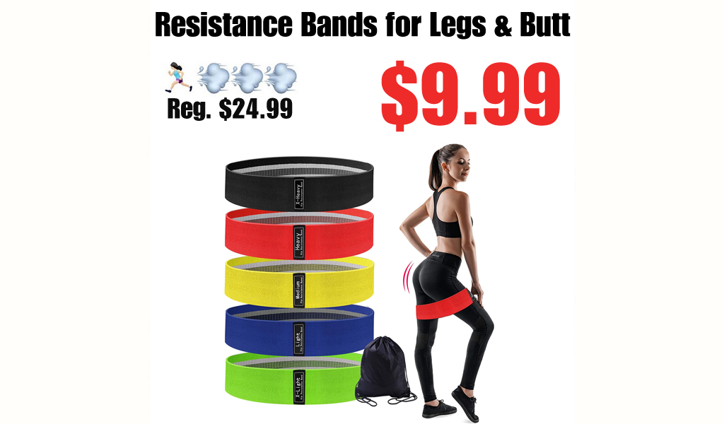 Resistance Bands for Legs & Butt Only $9.99 Shipped on Amazon (Regularly $24.99)