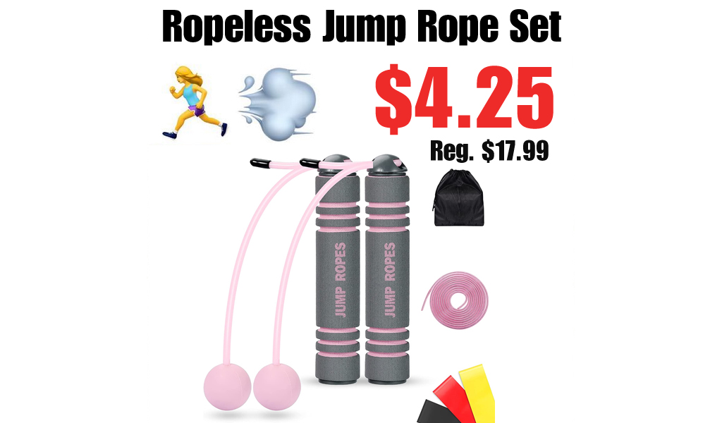 Ropeless Jump Rope Set Only $4.25 Shipped on Amazon (Regularly $17.99)