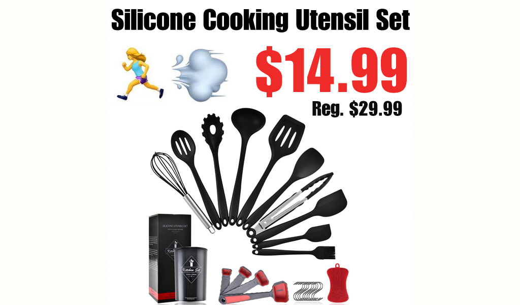 Silicone Cooking Utensil Set - 26 PCS Only $14.99 Shipped on Amazon (Regularly $29.99)