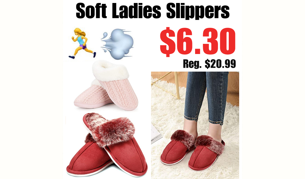 Soft Ladies Slippers Only $6.30 Shipped on Amazon (Regularly $20.99)